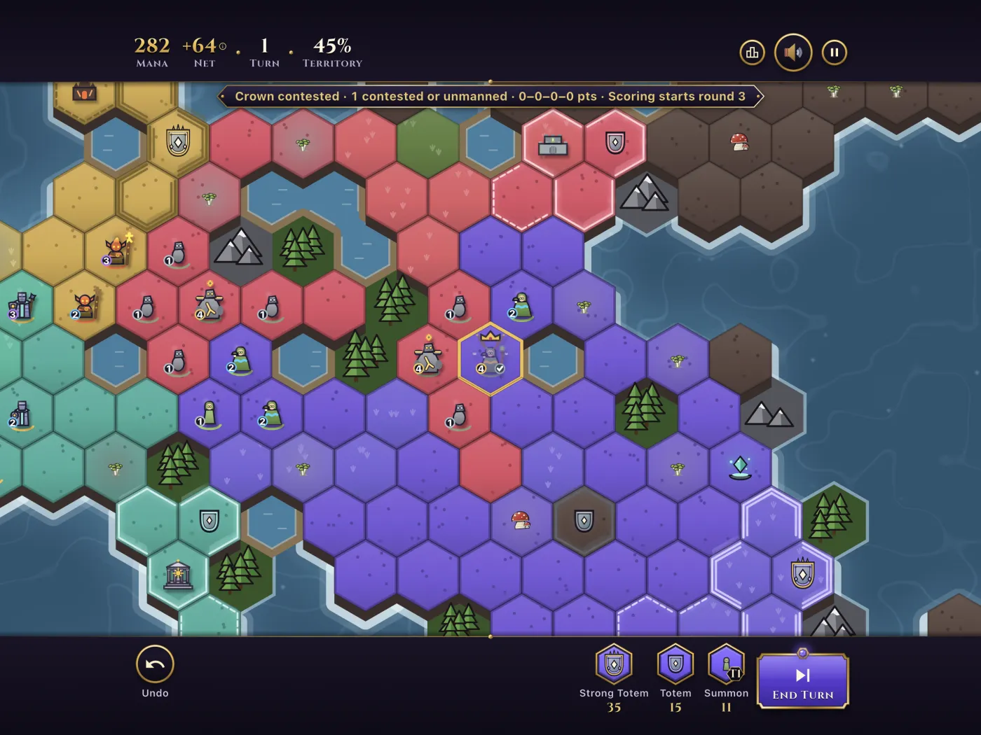 King of the Citadel: the crowned hex, just taken